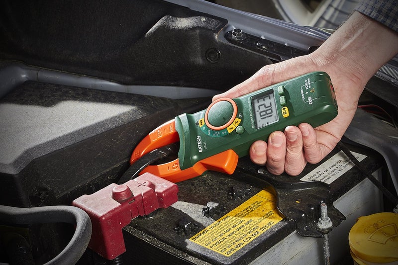 Extech MA445 400A True RMS AC/DC Clamp Meter with NCV Detector, 1.2" Jaw Opening, Backlit Dual Display, 40,000 Count Multimeter, Inrush Current, Frequency, Duty Cycle, Diode & Continuity Tester - Image 5